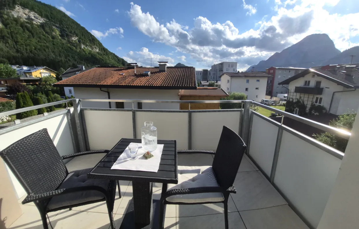 Balkon mit Blick auf Kufstein