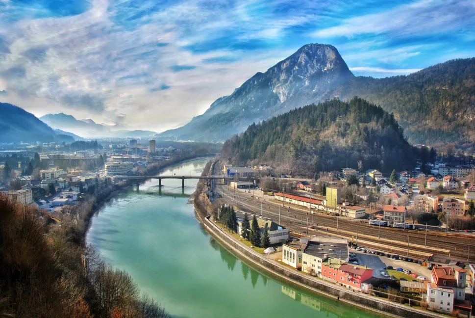 Kufstein mit Blick auf den Pendling